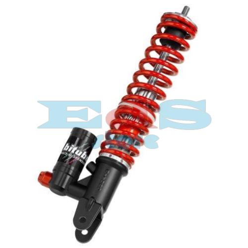 PIAGGIO Vespa PX 200 BITUBO MONO POSTERIORE VESPA - VASCHETTA UNITA - REGOLAZIONI: PRECARICO MOLLA MECCANICO, COMPRESSIONE, MOLLA ROSSA