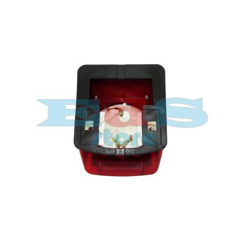 COMPLETE REAR LIGHT WITH GASKET - GREY TOP