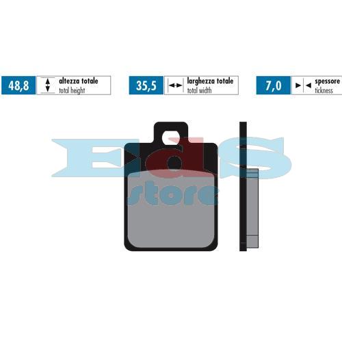 PASTIGLIE POLINI RACE VESPA ET4 - ET2 - LX