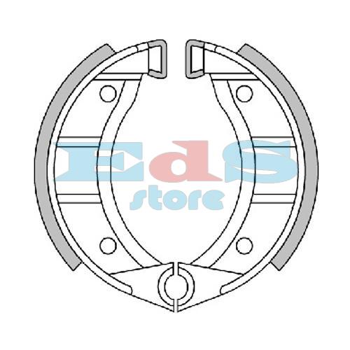 GANASCE FRENO ANTERIORE POLINI - PIAGGIO CIAO - SI - SUPERBRAVO - FREE -  Ø 90X18 CERCHI A RAGGI