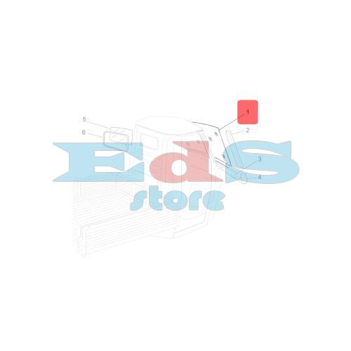 FRONT WINDSHIELD GLASS FOR APE 50