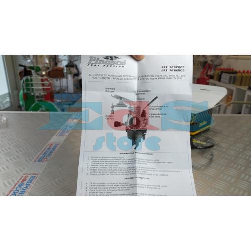 PINASCO CARBURETOR KIT - FAROBASSO VB1 Ø 22