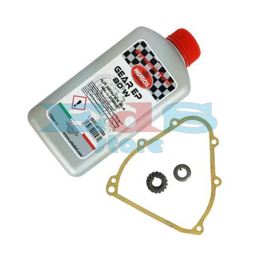 EDS 16-TOOTH PINION KIT VESPA 50 – APE – INCREASES TOP SPEED BY 10 KM/H