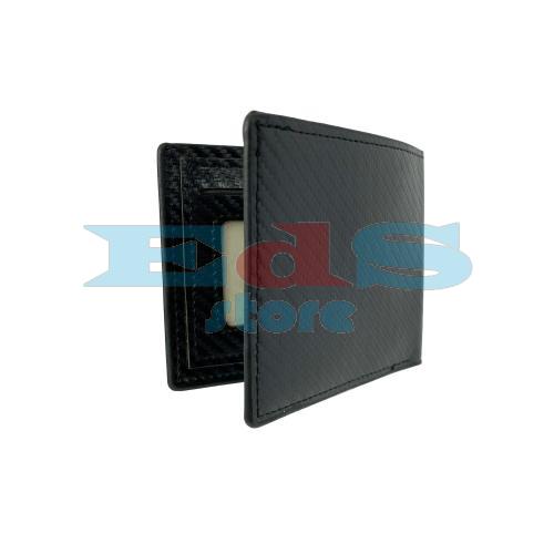 ECO-LEATHER VESPA BLACK WALLET 