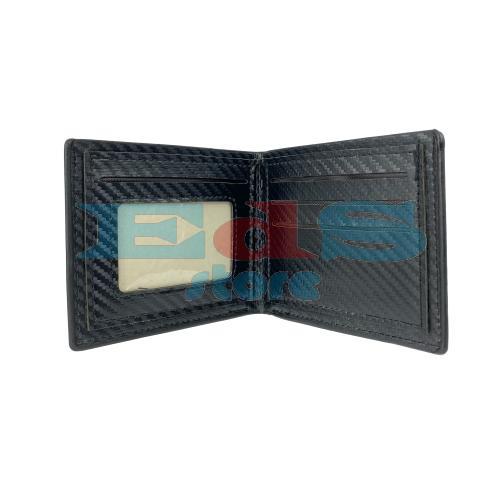 ECO-LEATHER VESPA BLACK WALLET 