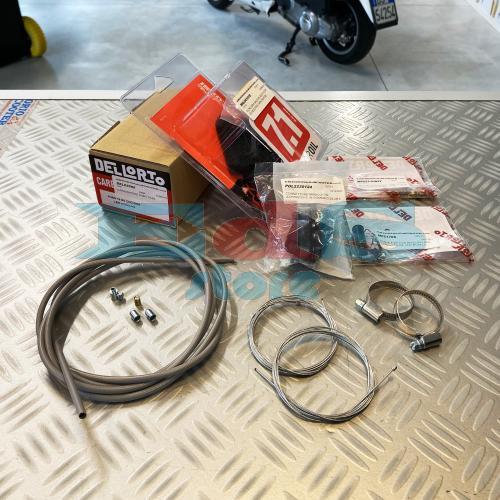 KIT CARBURATORE 19MM DELLORTO PER COLLETTORE PINASCO VESPA FARO BASSO VM1 VM2 VN1 VN2 VL1 VL2 VL3 VB1