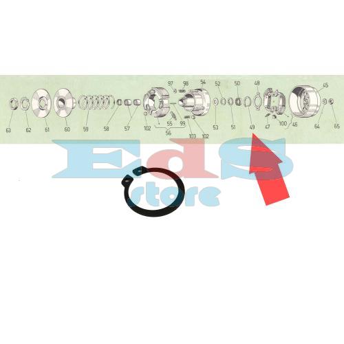 SEGGER FISSAGGIO MASSETTE AVVIAMENTO CICLOMOTORI PIAGGIO Ciao - Boxer - Bravo - SI - Grillo Con variatore