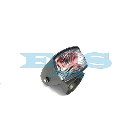 FANALE ANTERIORE COMPLETO A 2 LUCI COLORE GRIGIO -  CIAO SC