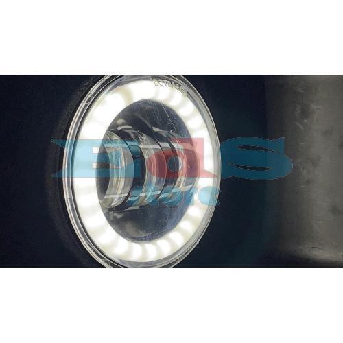 FULL LED FRONT HEADLIGHT KIT APE 50 (2 PIECES) - MODEL WITH TWO HEADLIGHTS - BLACK