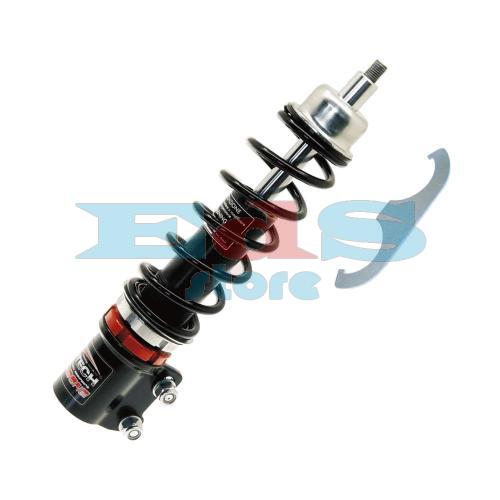 CARBONE FRONT SHOCK ABSORBER "HI TECH" - 14mm SHAFT - ADJUSTABLE - BLACK - VESPA LX
