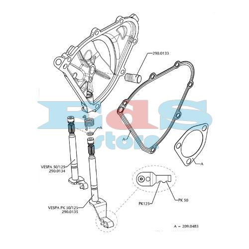 POLINI CLUTCH HOUSING FOR VESPA PK 50-125